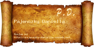 Pajenszky Daniella névjegykártya